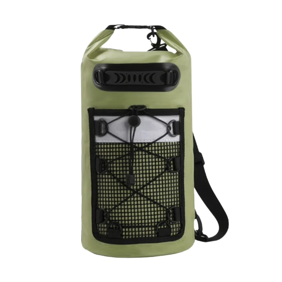30L Green Waterproof Dry Bag Backpack – PVC Kayak & Outdoor Storage Bag