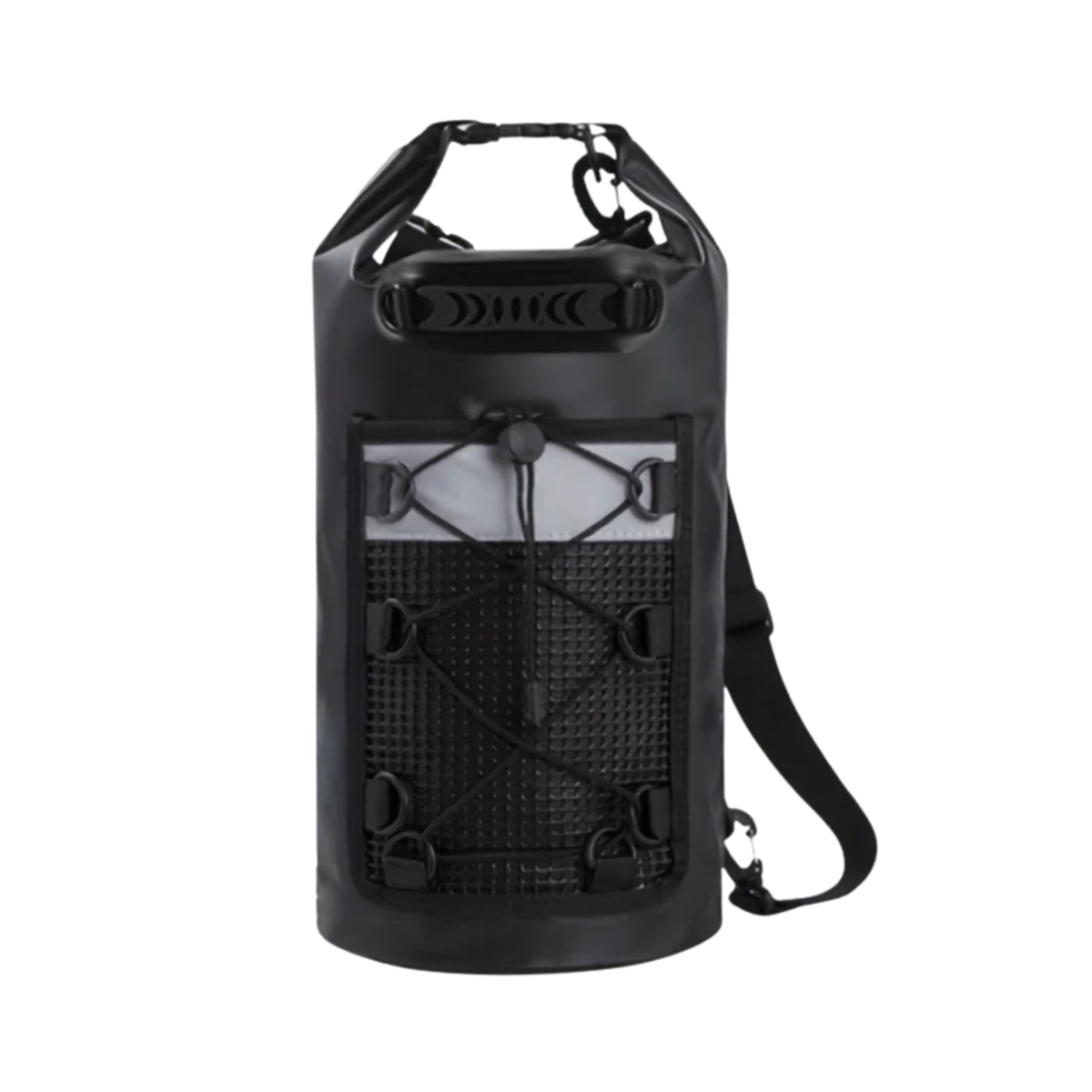 40L Black Waterproof Dry Bag Backpack – PVC Swimming & Kayaking Storage Bag