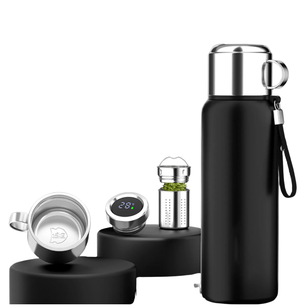 1200 mL Smart Thermos Bottle with Temperature Display – Keep Hot & Cold, Outdoor Sport Water Bottle