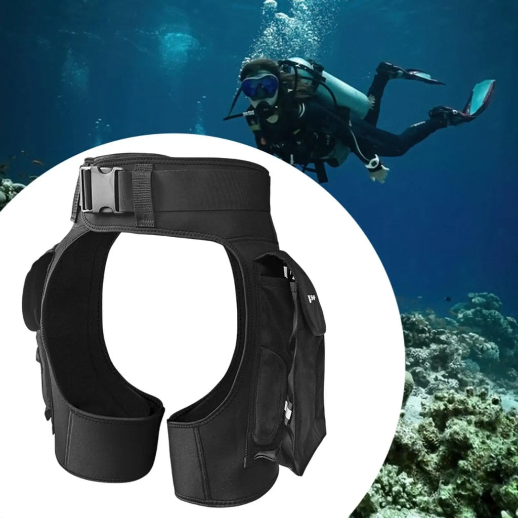Wetsuit Pants with Adjustable Waistband and Side Pockets for Water Sports