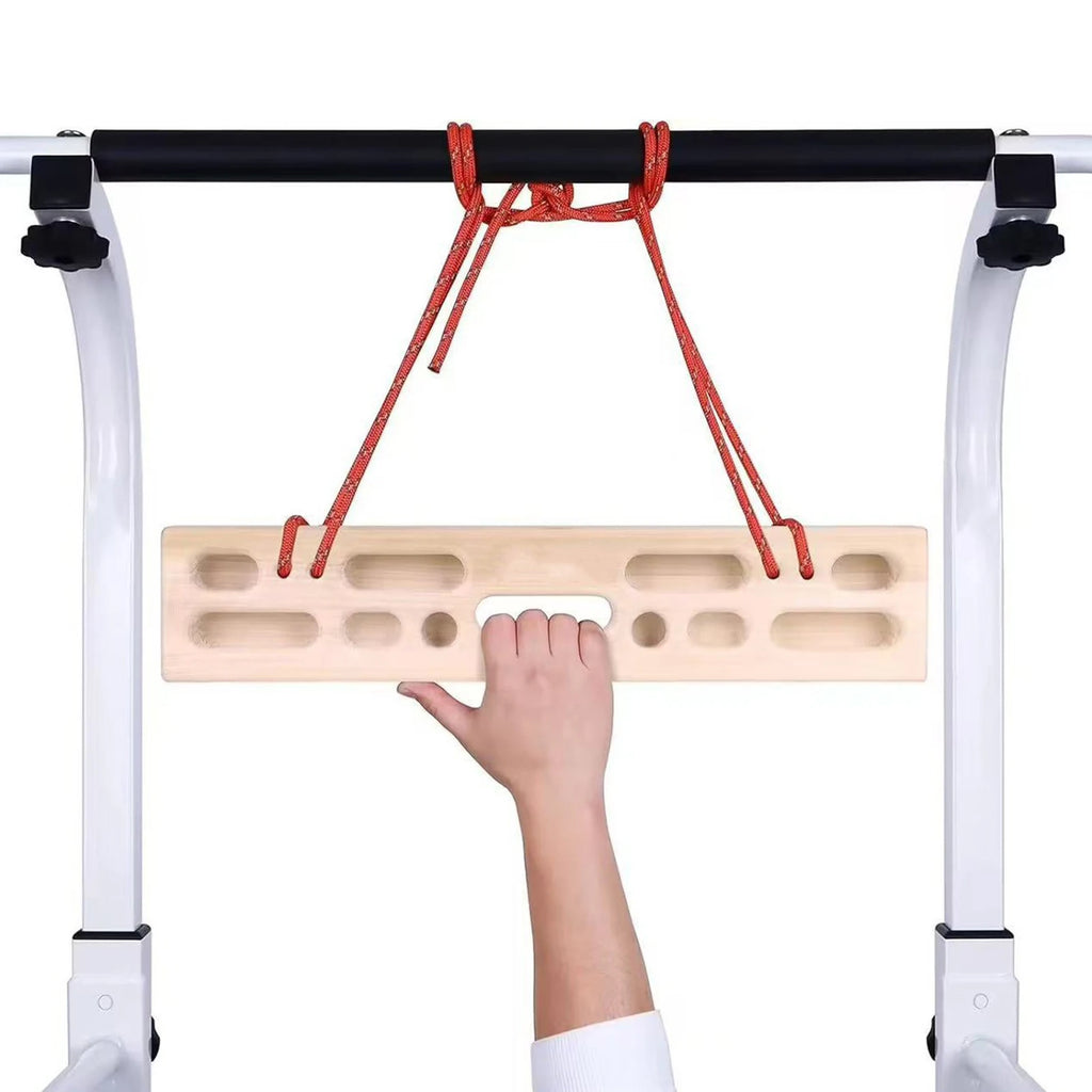 Wooden Climbing Fingerboard – Hang Board for Grip & Upper Body Training