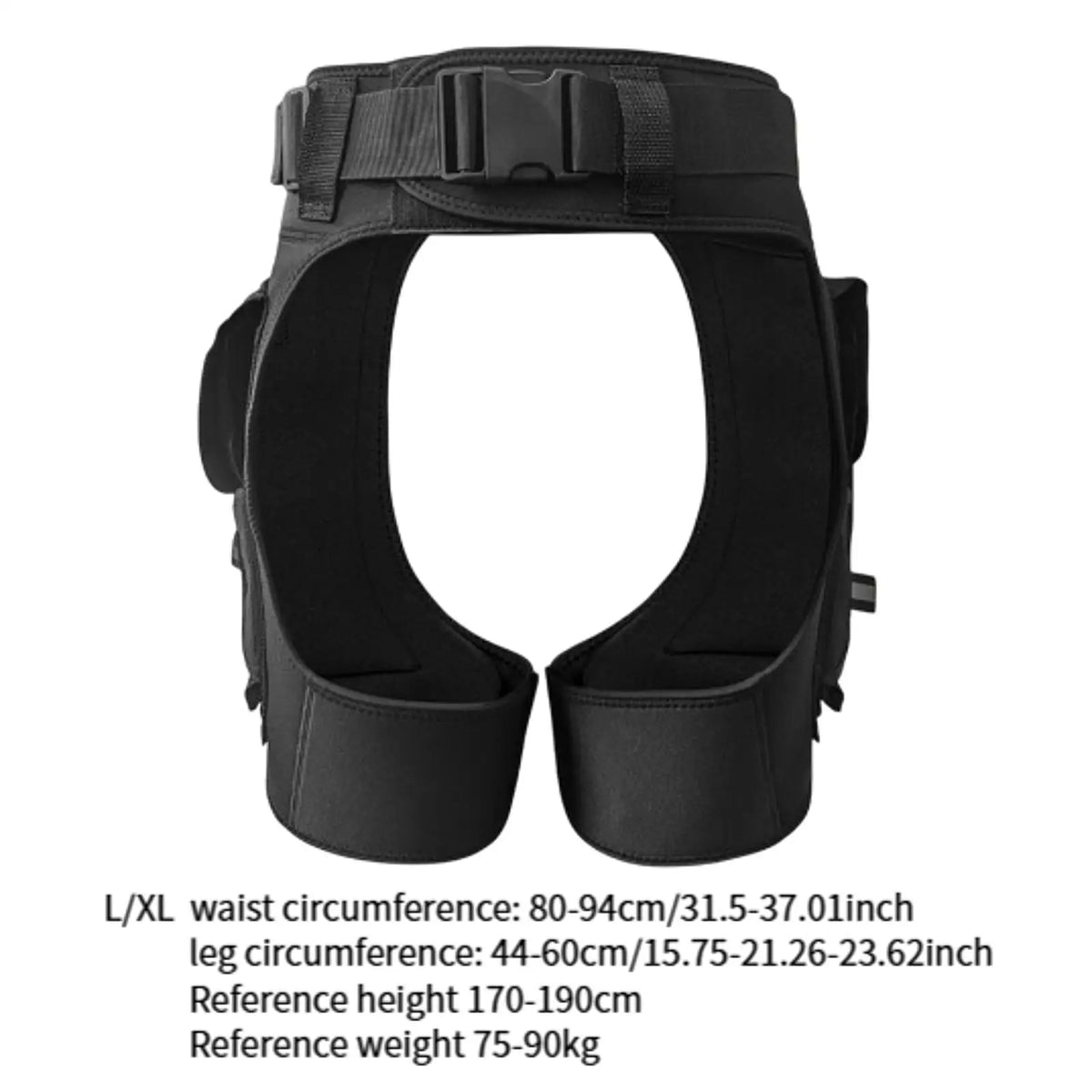 Wetsuit Pants with Adjustable Waistband and Side Pockets for Water Sports
