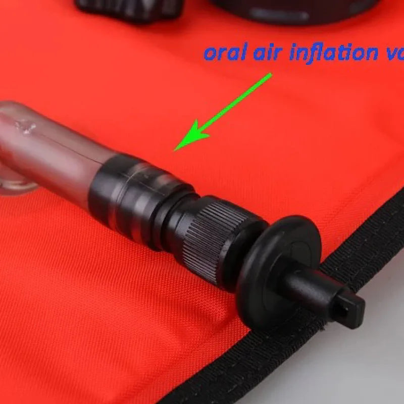 Inflatable Scuba Surface Marker Buoy (1.5 m) – High-Visibility Dive Signal Tube