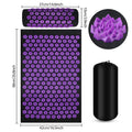 Lotus Spike Acupressure Massage Mat Set – Neck, Back & Foot Relaxation