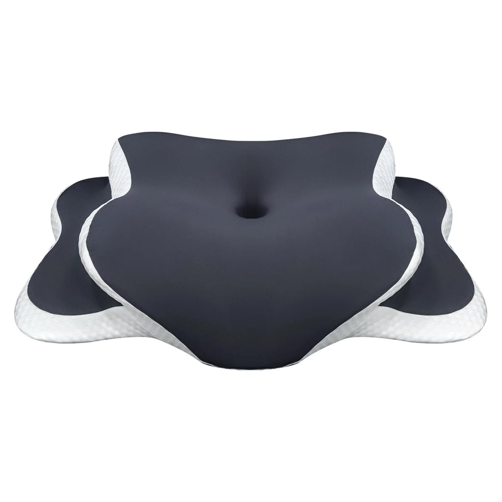 Memory Foam Cervical Pillow for Neck Pain Relief Ergonomic Orthopedic Contour Pillow for Side, Back & Stomach Sleepers