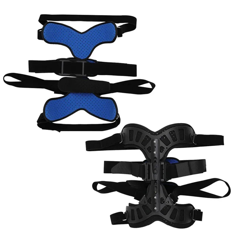 Adjustable Back Support Brace – Aluminium Alloy Posture Support Strap