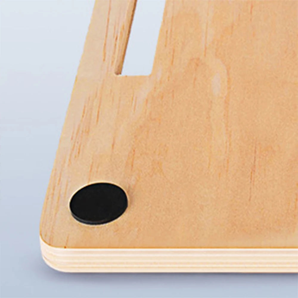 Foldable Wooden Slant Stretch Board for Calf & Ankle Mobility Training