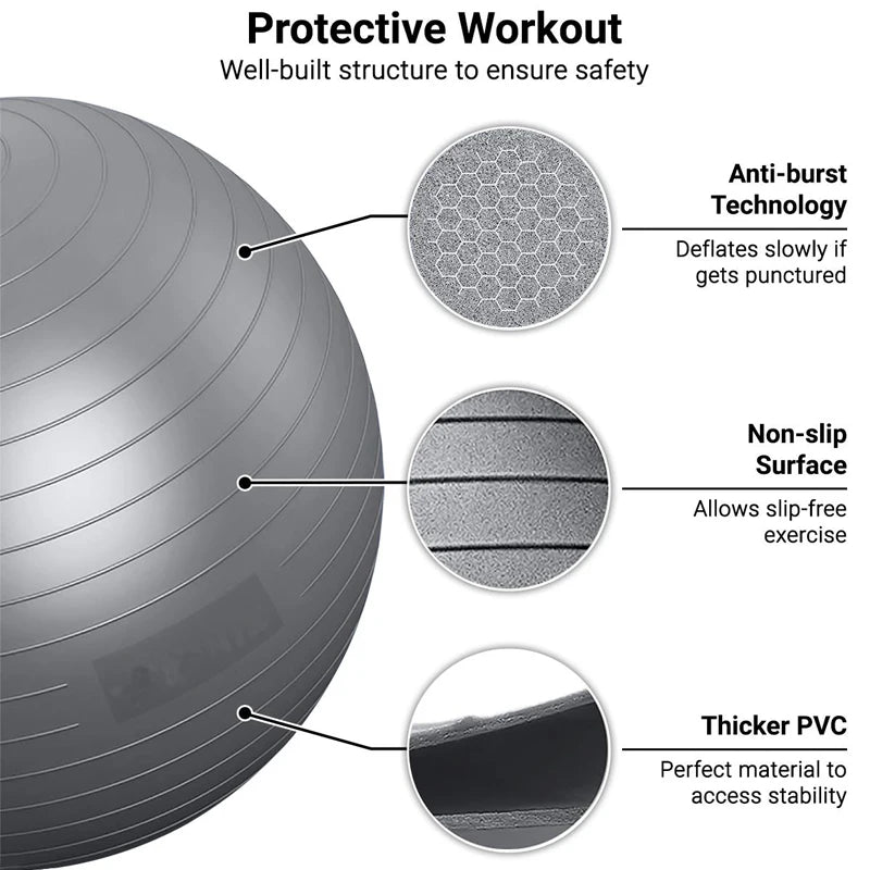 65cm Balance Ball – Yoga & Home Fitness Stability Ball