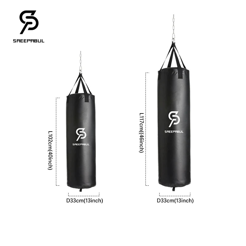 46in Professional Boxing Sandbag – Heavy Duty Punching Bag for Gym & Training