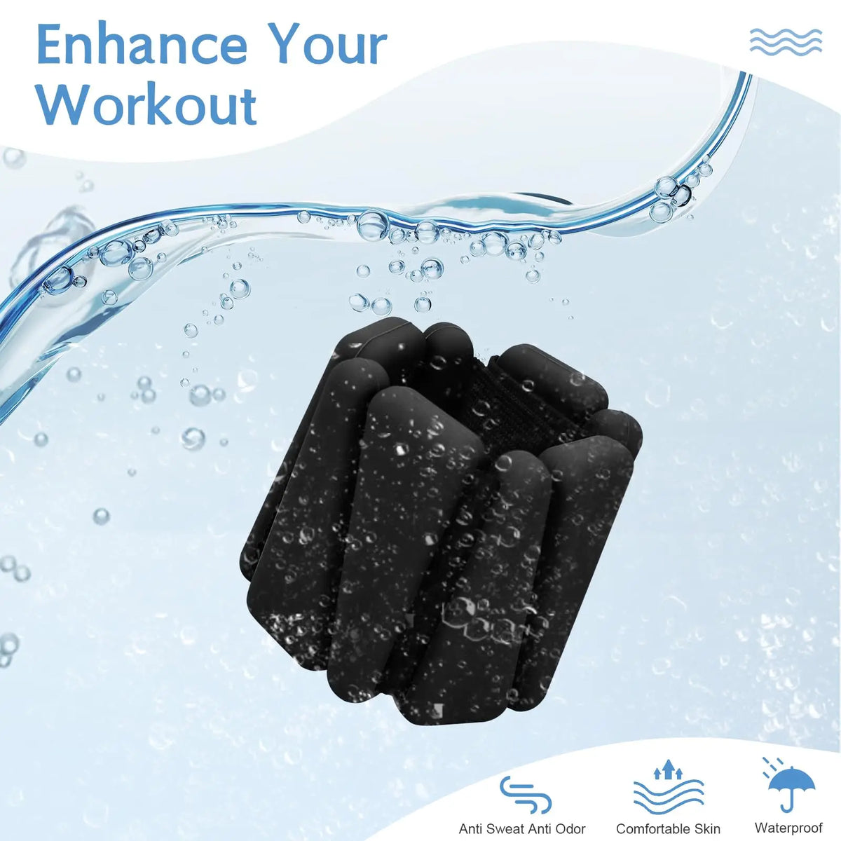 Wrist & Ankle Pilates Weights – Set of 2 (1LB/2LB Each) for Home & Fitness Workouts