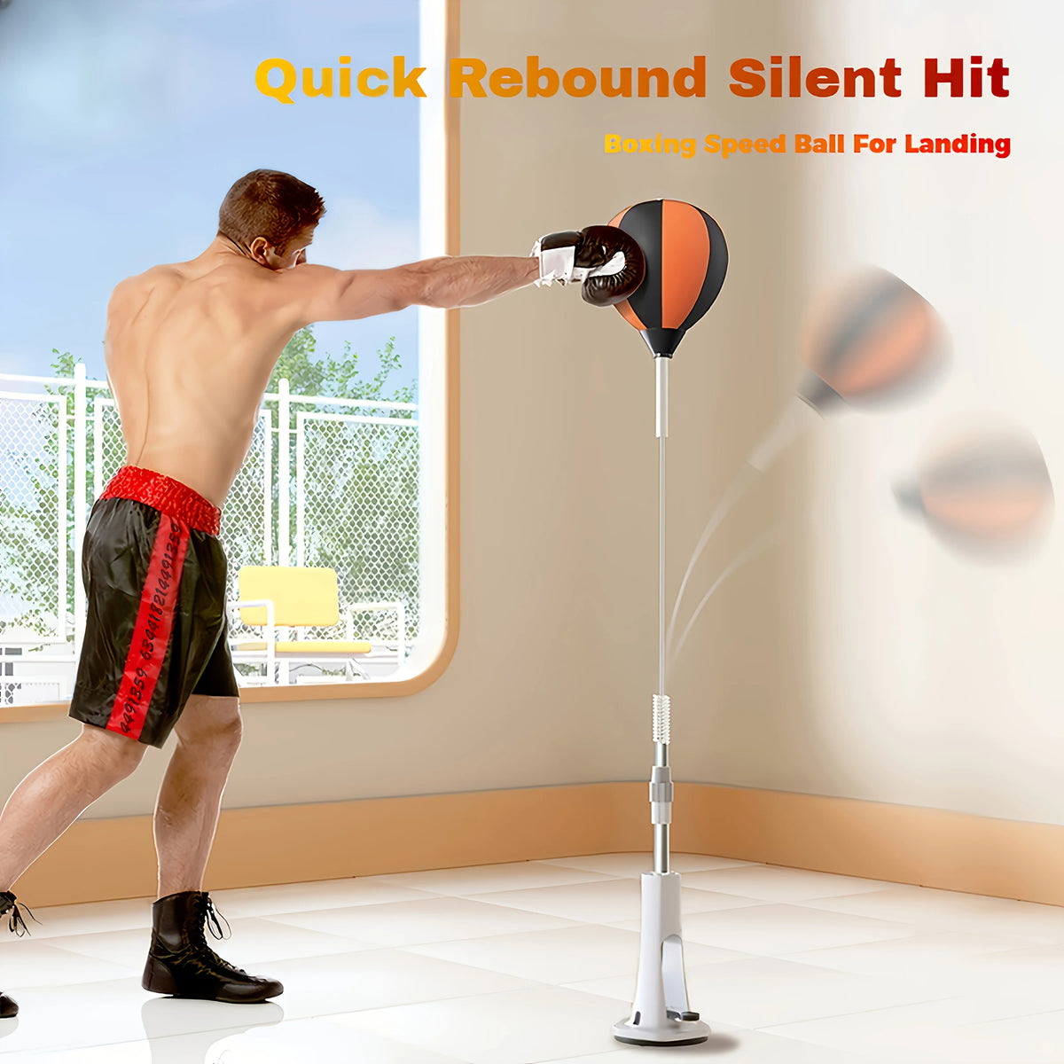 Adjustable Boxing Reflex Punching Ball – Indoor Agility & Reaction Training Tool