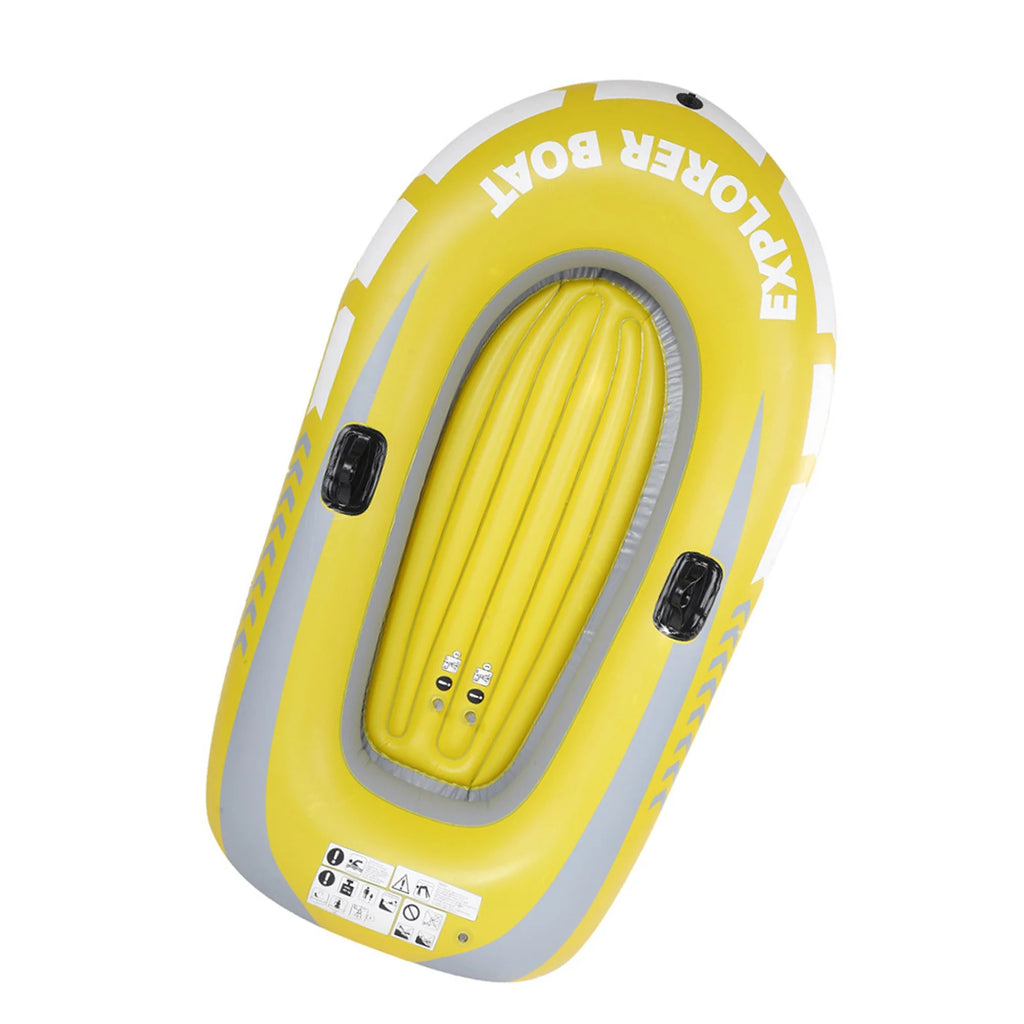 Inflatable PVC Kayak Canoe for 2 Persons – Lightweight Rowing Boat for Fishing & Drifting