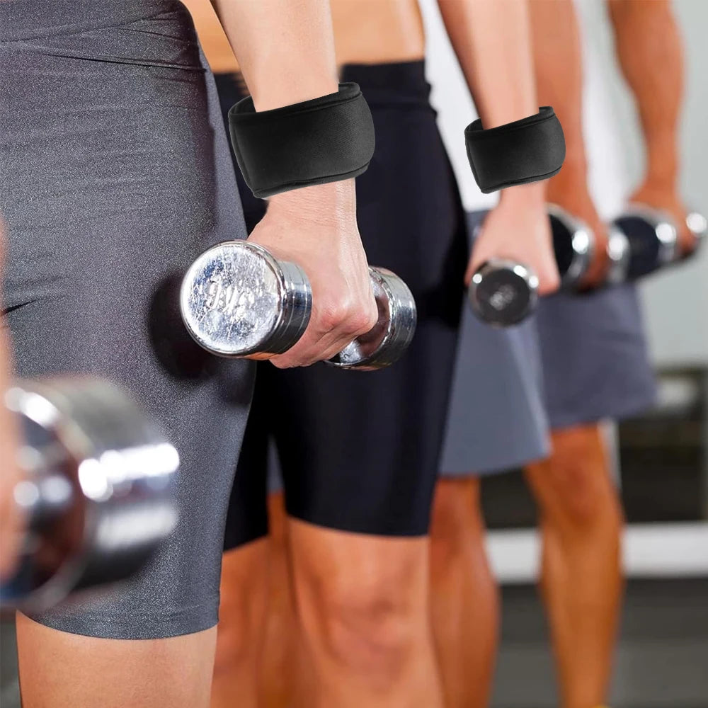 Adjustable Wrist & Ankle Weights – 1LB Pair with Secure Straps for Walking, Running & Yoga