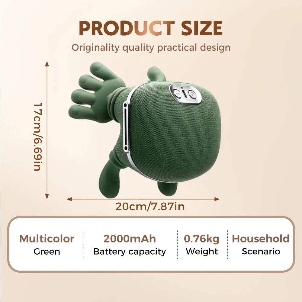 Electric Neck & Shoulder Massager – Wireless Back & Shoulder Kneading Massage Shawl for Pain Relief