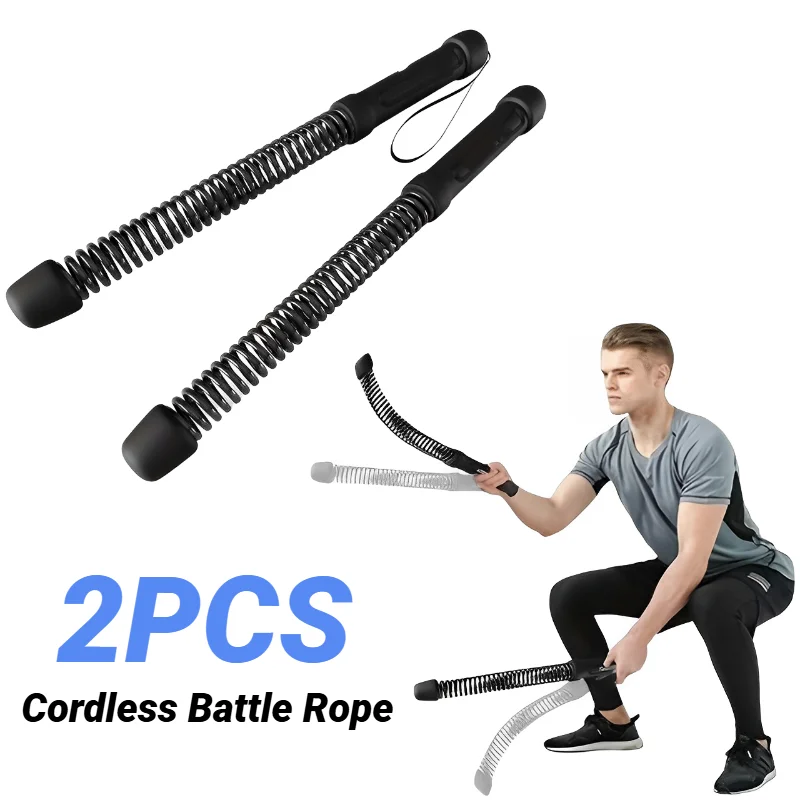 Strength Training Spring Bar – Ergonomic Biceps & Triceps Muscle Trainer
