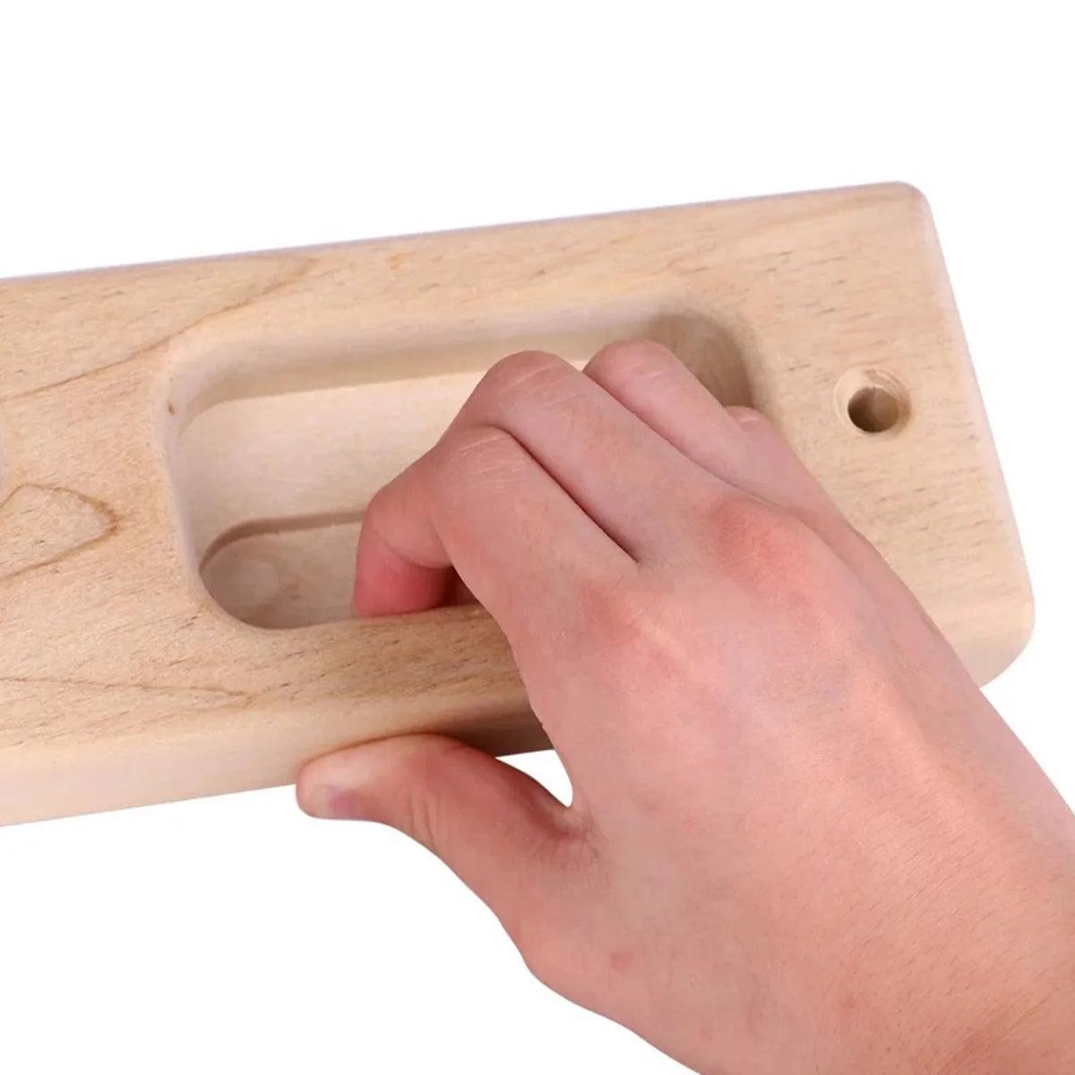 Wooden Climbing Fingerboard – Hang Board for Grip & Upper Body Training