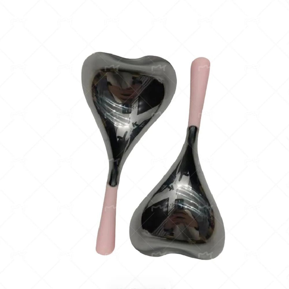 Stainless Steel Gua Sha Therapy Massage Tools – Facial, Eye & Body Muscle Relief Scraping Set