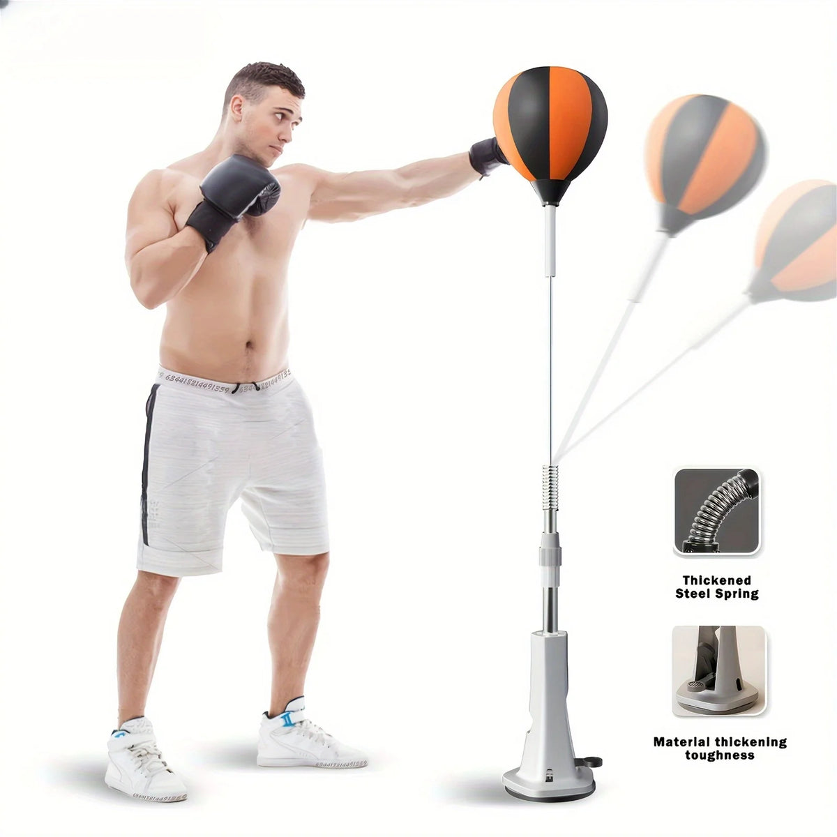 Adjustable Boxing Reflex Punching Ball – Indoor Agility & Reaction Training Tool
