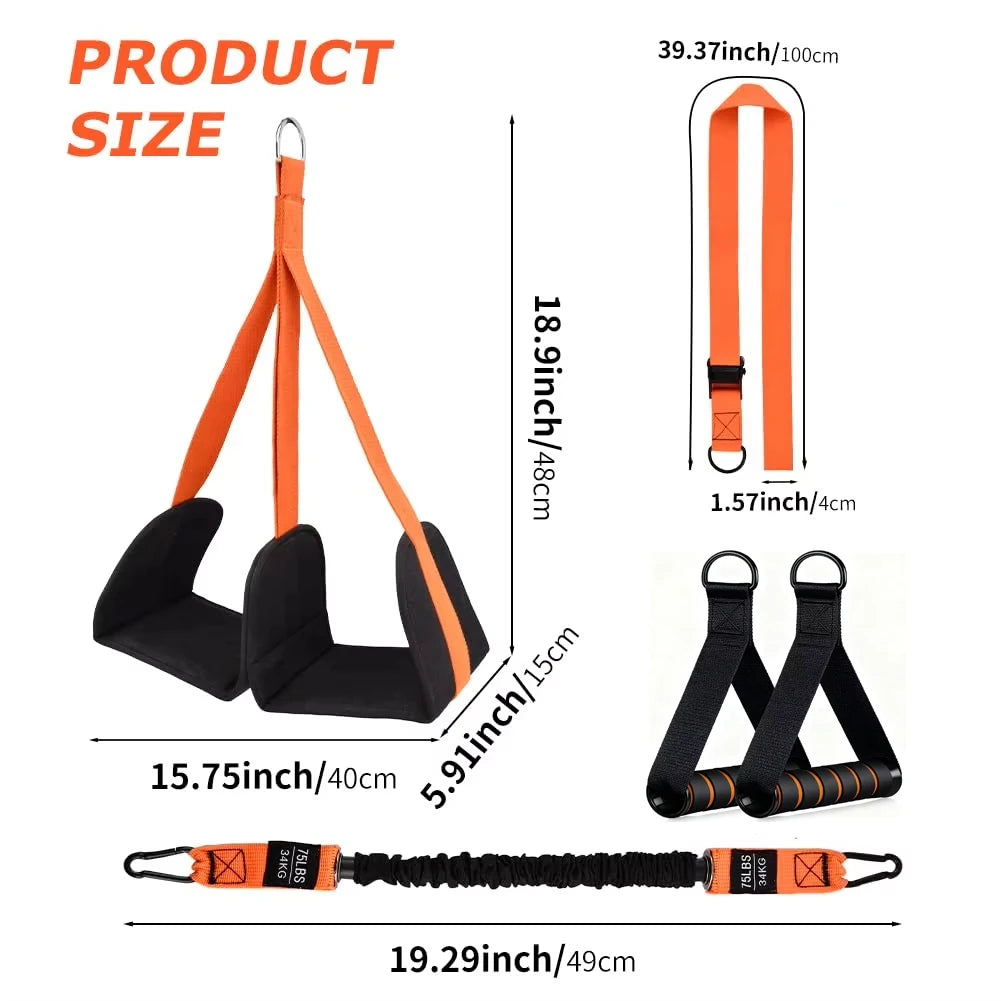 Pull Up Assistance Bands Set Resistance Strap for Pull-ups Assist for Men Women Hanging Training Chin-up Workout Body Stretching