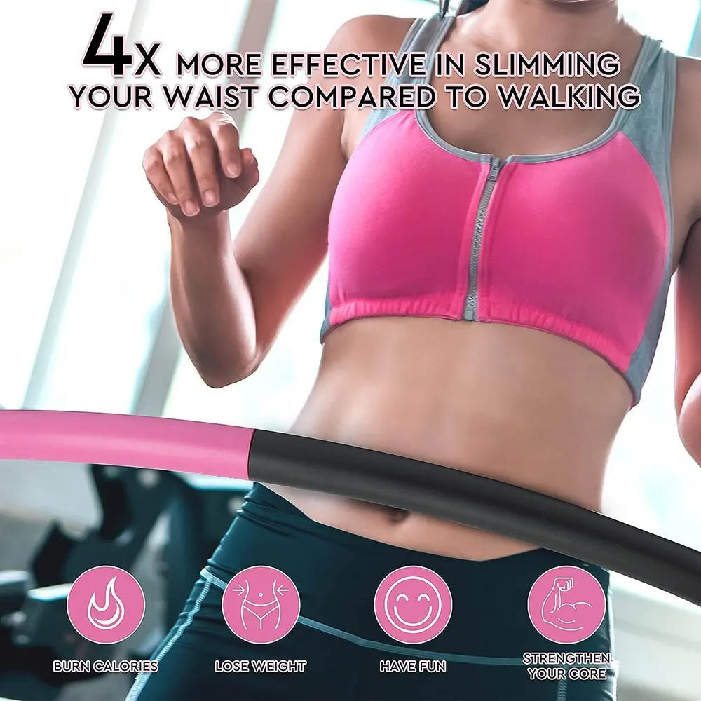 Adjustable Hula Hoop Ring – Removable Fitness Training Circle for Adults