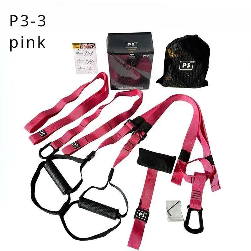 Adjustable Suspension Training Belt – Full Body Resistance Rope for Yoga & Fitness Workouts