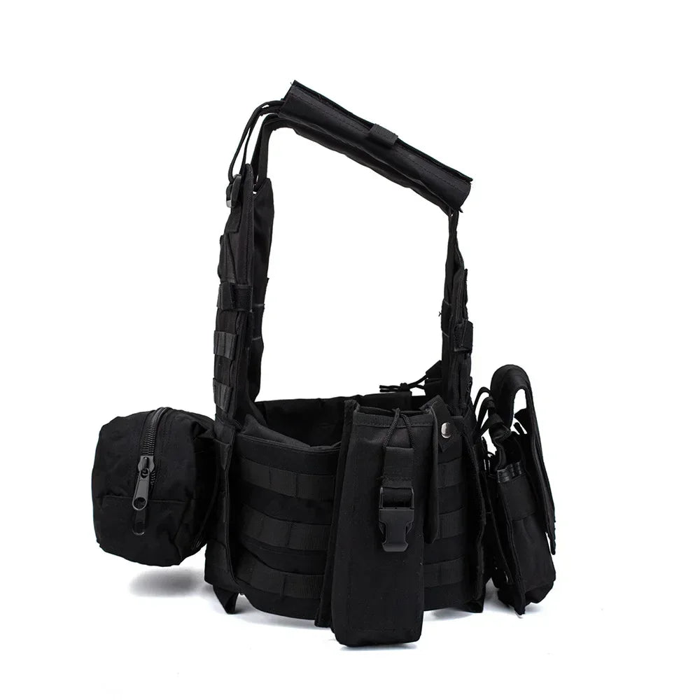 Tactical Molle Vest with Adjustable Straps – Outdoor Training & Utility Gear