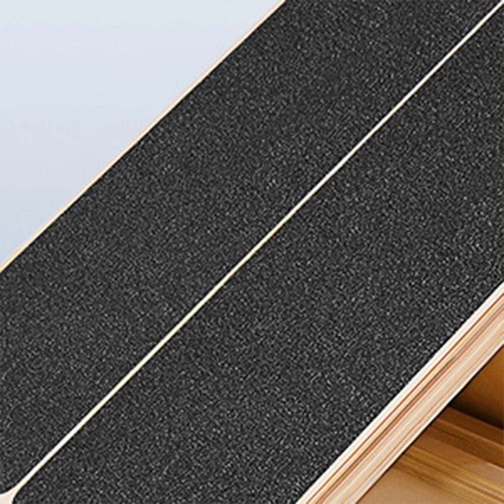 Foldable Wooden Slant Stretch Board for Calf & Ankle Mobility Training