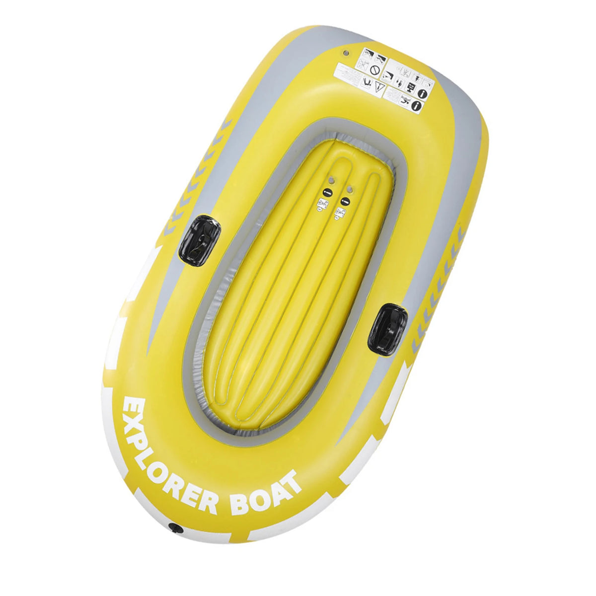 Inflatable PVC Kayak Canoe for 2 Persons – Lightweight Rowing Boat for Fishing & Drifting