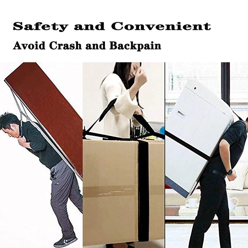 Adjustable Moving & Lifting Strap – Single Person Carrying Belt for Heavy Objects