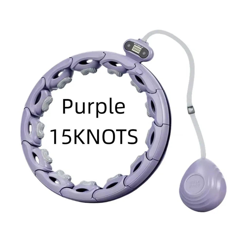 Smart Detachable Hula Hoop with Counting – Waist Shaping & Abdominal Tightening Fitness Ring