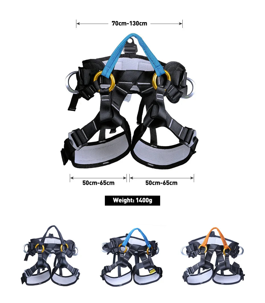 Half Body Climbing Harness – Adjustable Waist Support for Outdoor Climbing & Hiking
