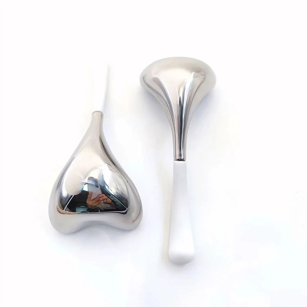 Stainless Steel Gua Sha Therapy Massage Tools – Facial, Eye & Body Muscle Relief Scraping Set