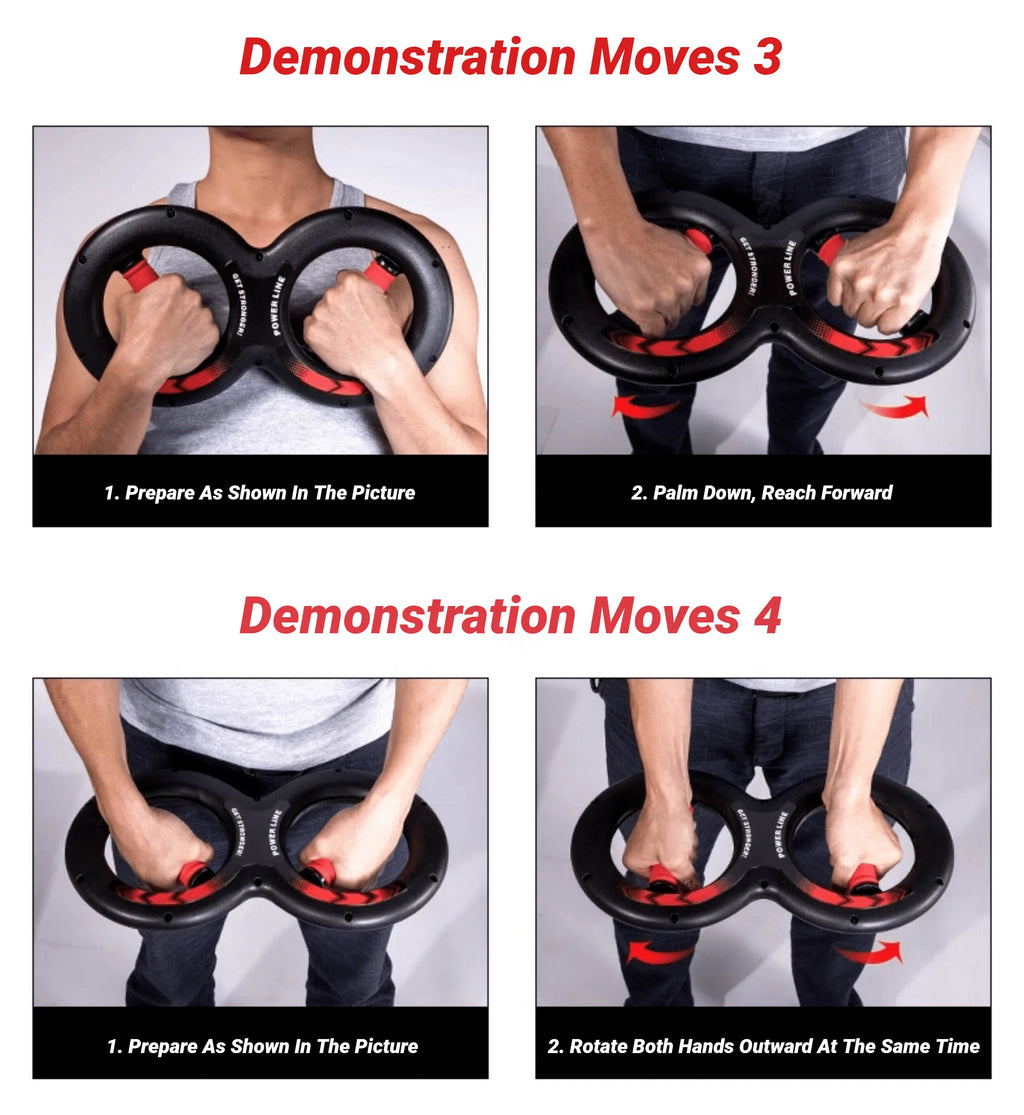 8-Shape Hand Grip Strength Trainer – Forearm & Wrist Spring Exerciser