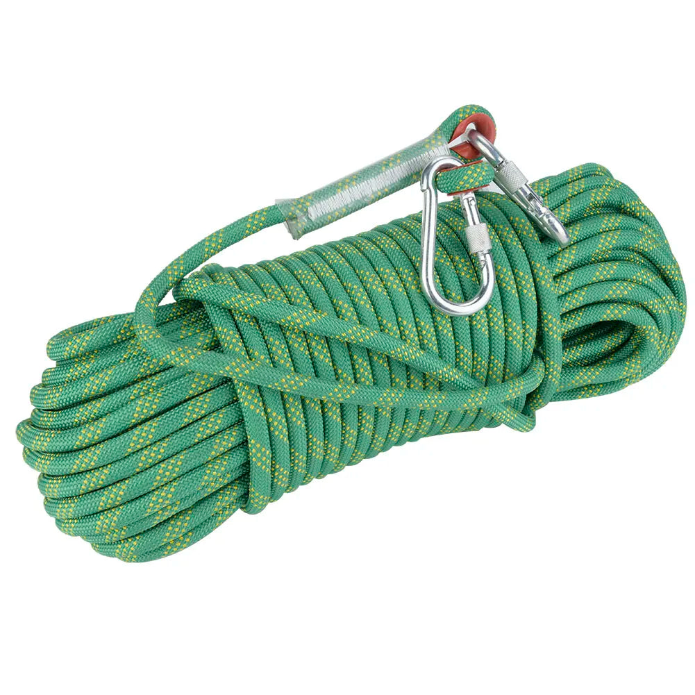 12mm 30m Outdoor Rock Climbing Rope – Heavy Duty Survival & Escape Cord