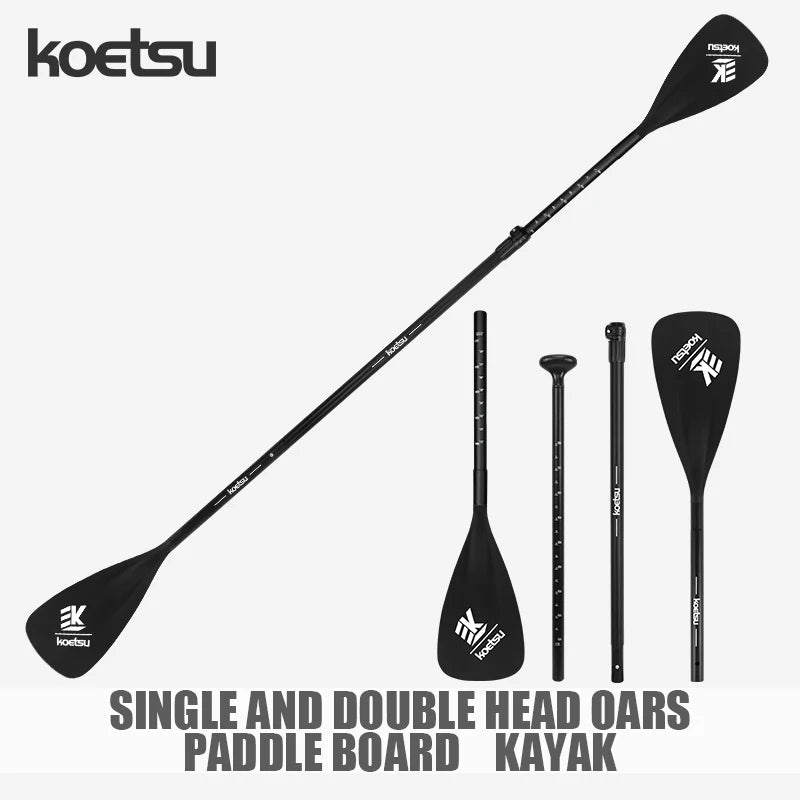 2-in-1 Aluminum SUP & Kayak Paddle with Nylon Blade – Adjustable and Lightweight