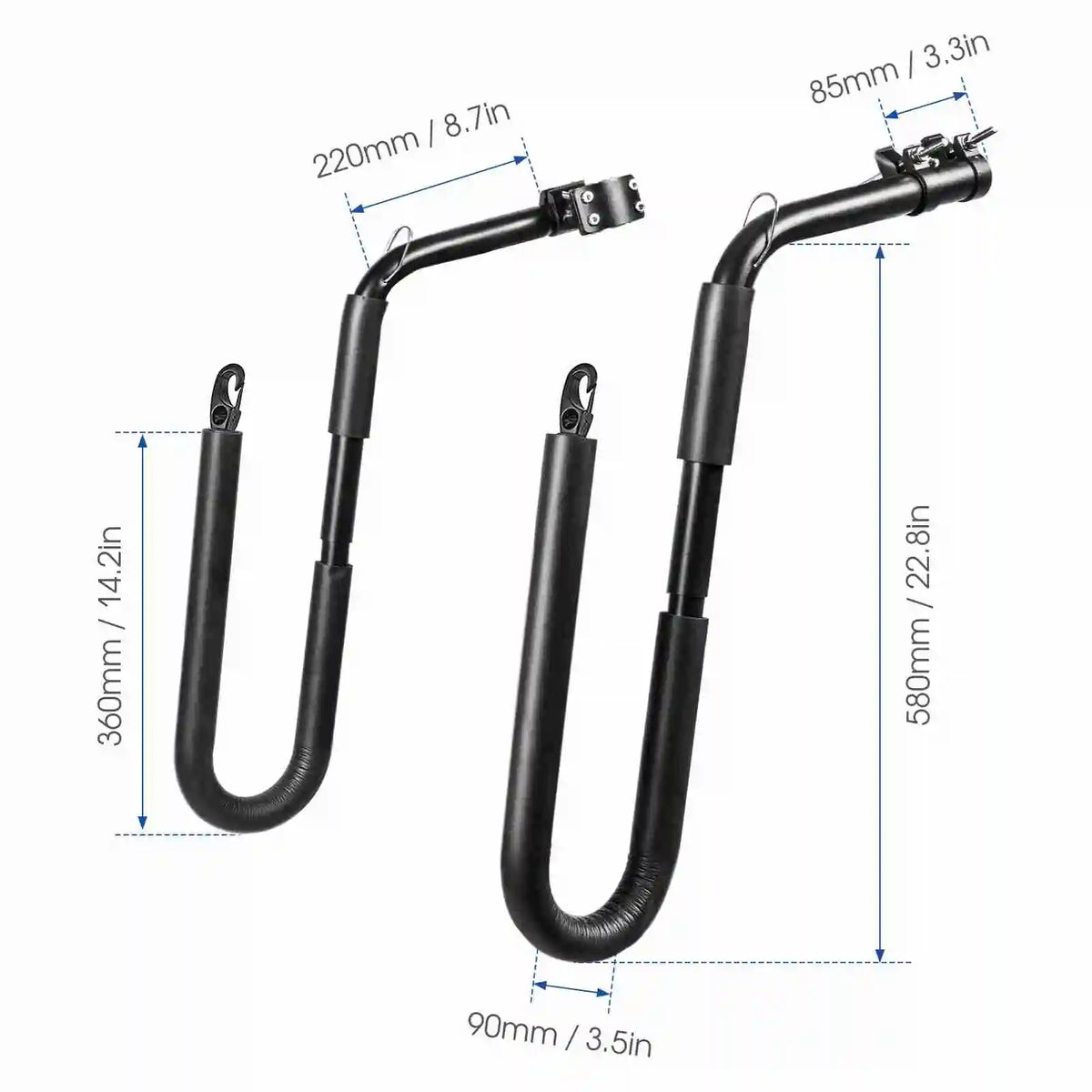 Seat Post Surfboard Rack Aluminum Alloy Longboard Carrier Holder