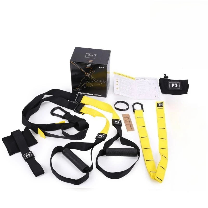 Adjustable Suspension Training Belt – Full Body Resistance Rope for Yoga & Fitness Workouts