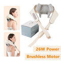 Wireless Neck & Shoulder Massager with Brushless Motor – Back Kneading Massage Shawl for Pain Relief
