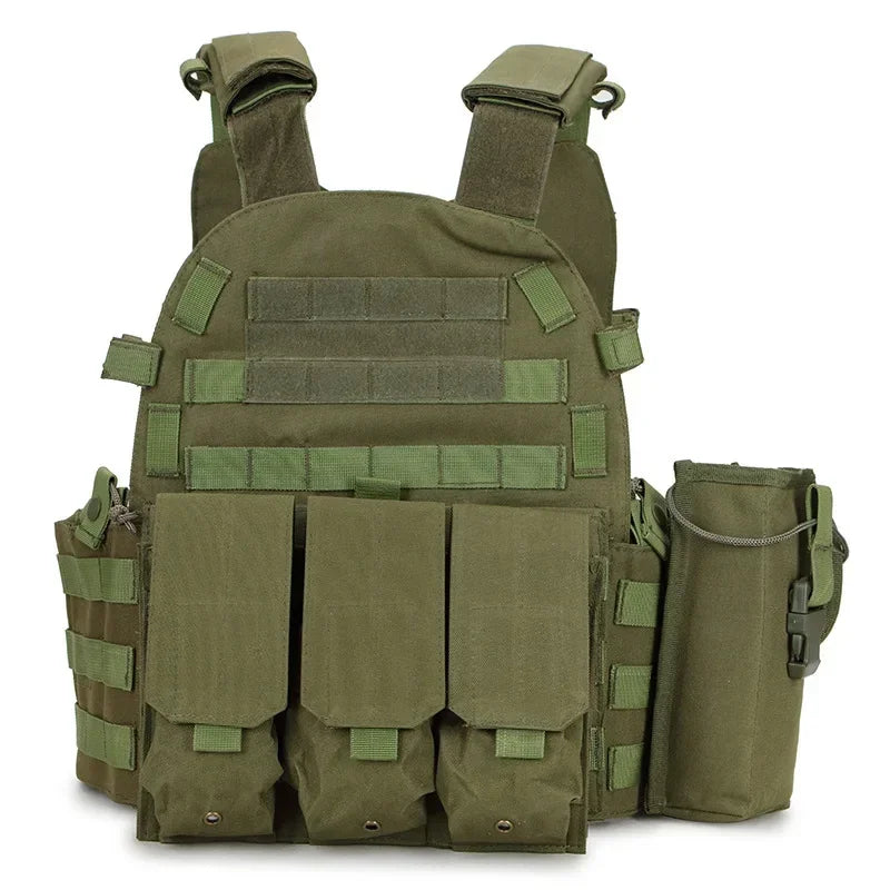 Tactical Molle Vest with Adjustable Straps – Outdoor Training & Utility Gear