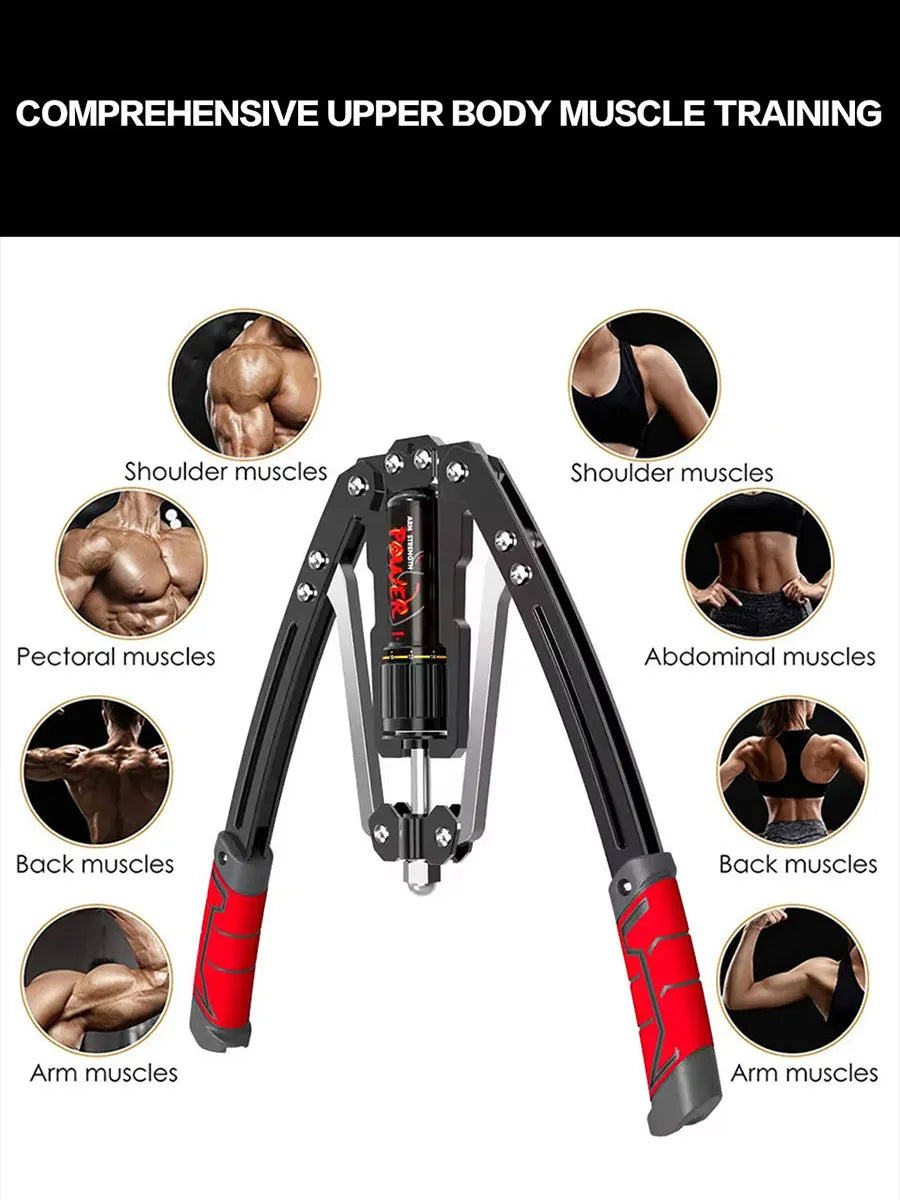 Adjustable Twister Arm Exerciser Hydraulic Strength Trainer for Chest, Shoulder & Arm Workouts