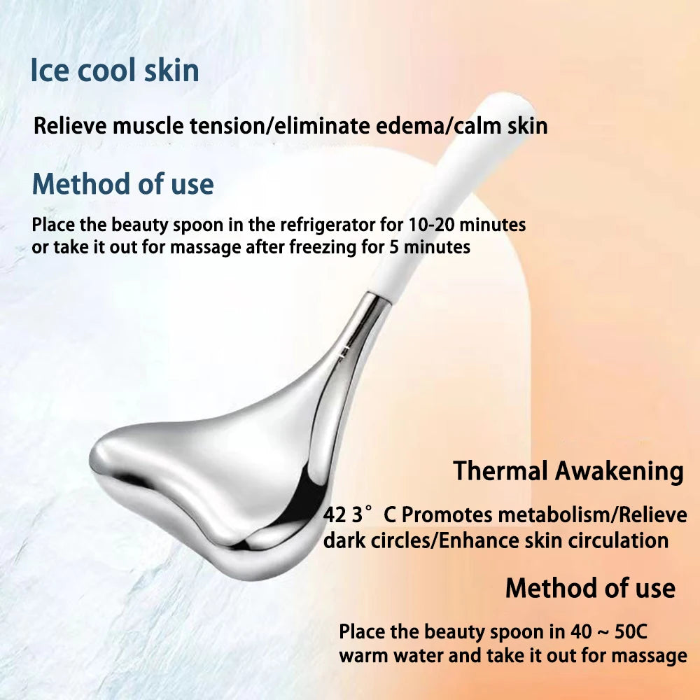 Stainless Steel Gua Sha Therapy Massage Tools – Facial, Eye & Body Muscle Relief Scraping Set