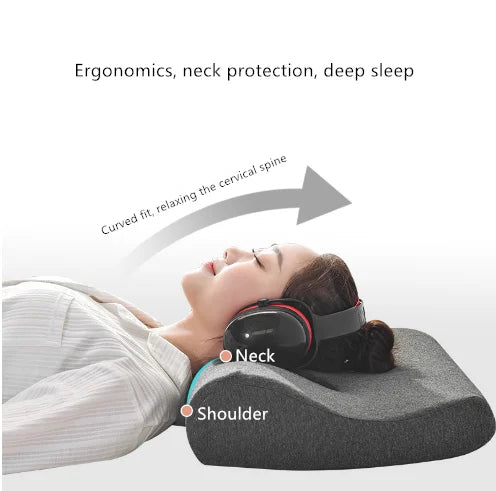Memory Foam Side Sleeper Pillow Ergonomic Contour Neck Support Bed Sleeping Pillow