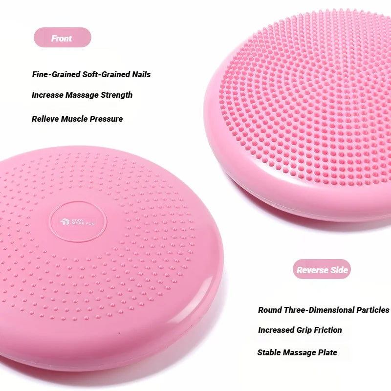 Inflatable Balance Cushion Thickened Explosion-Proof Soft For Yoga Massage Workout Pad Seat Ball