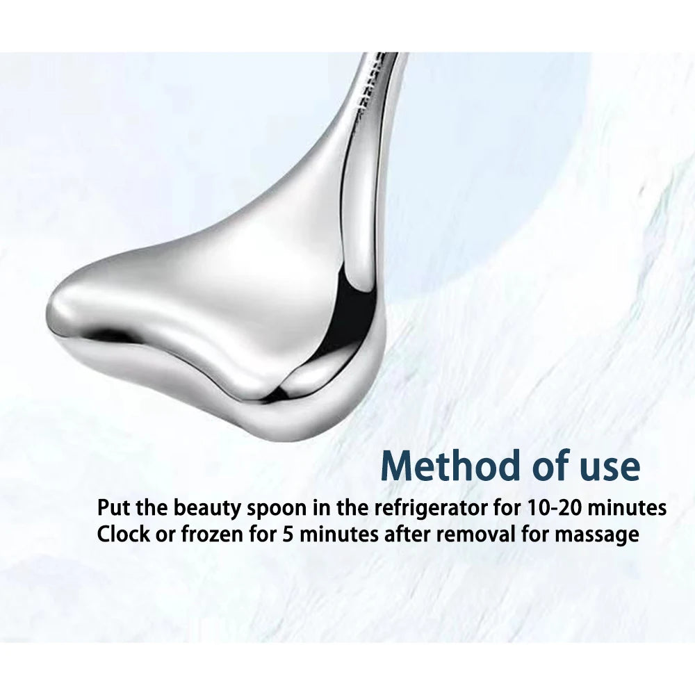 Stainless Steel Gua Sha Therapy Massage Tools – Facial, Eye & Body Muscle Relief Scraping Set