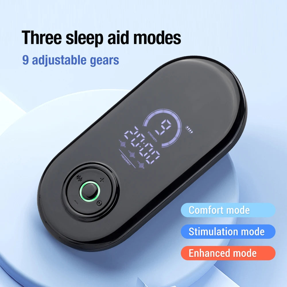 Rechargeable Ear Clip CES Sleep Aid Device for Insomnia and Anxiety Relief with 9 Intensity Levels