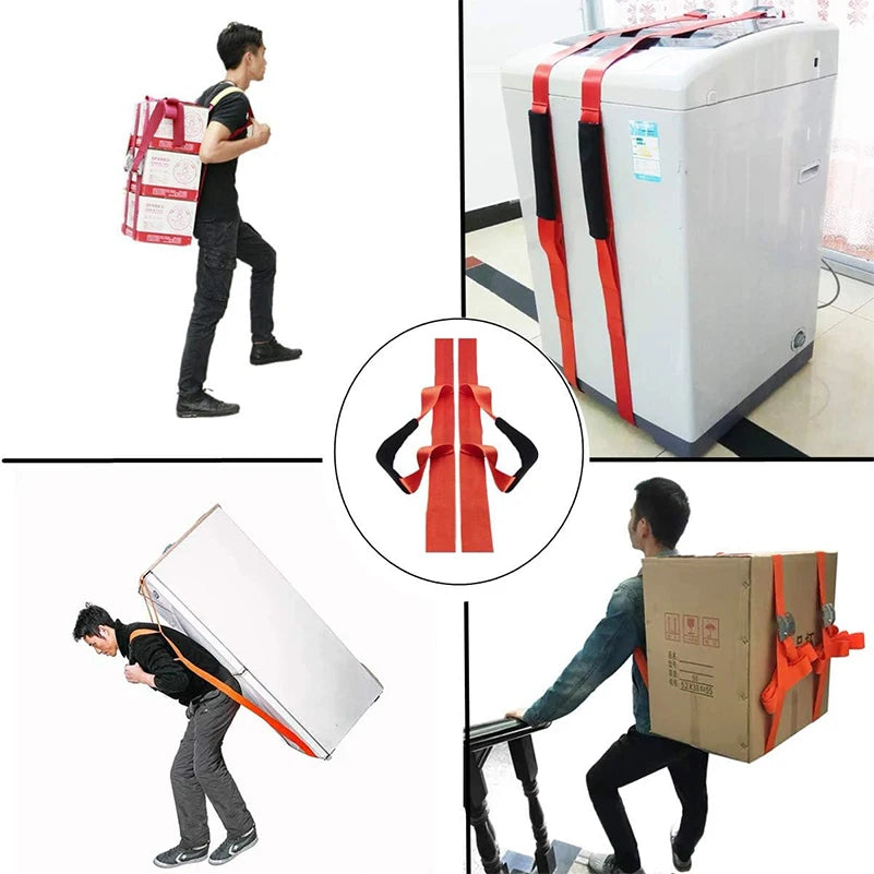 Adjustable Moving & Lifting Strap – Single Person Carrying Belt for Heavy Objects