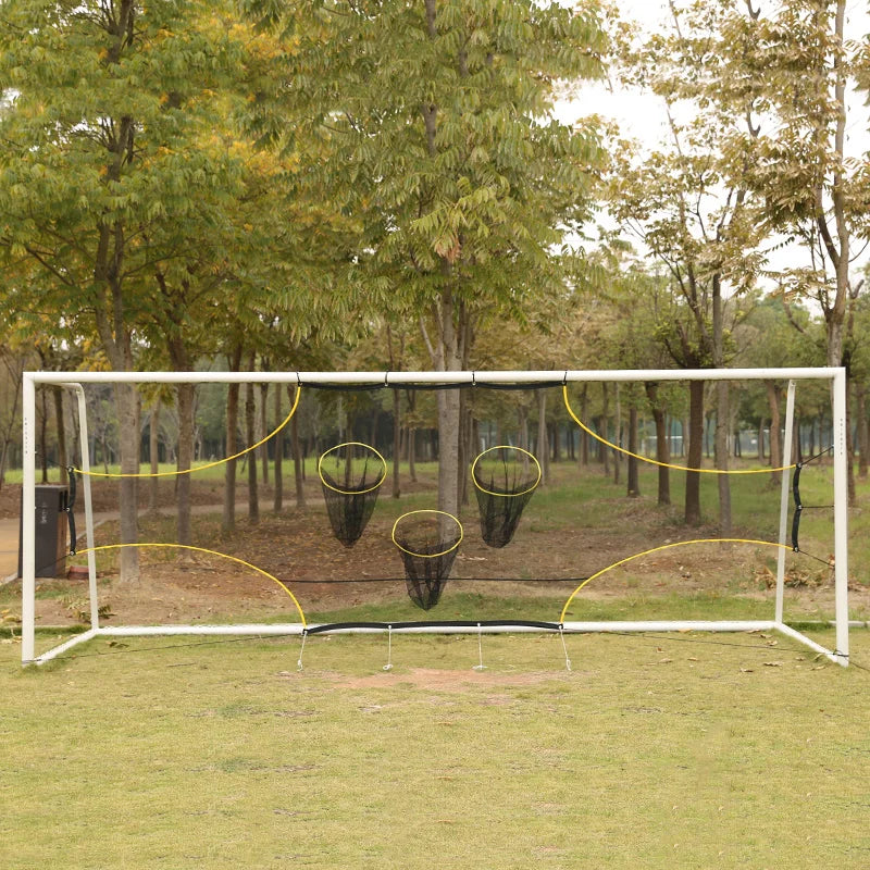 3-Hole Soccer Goal Target Net – Multi-Target Shooting Accuracy Training Tool