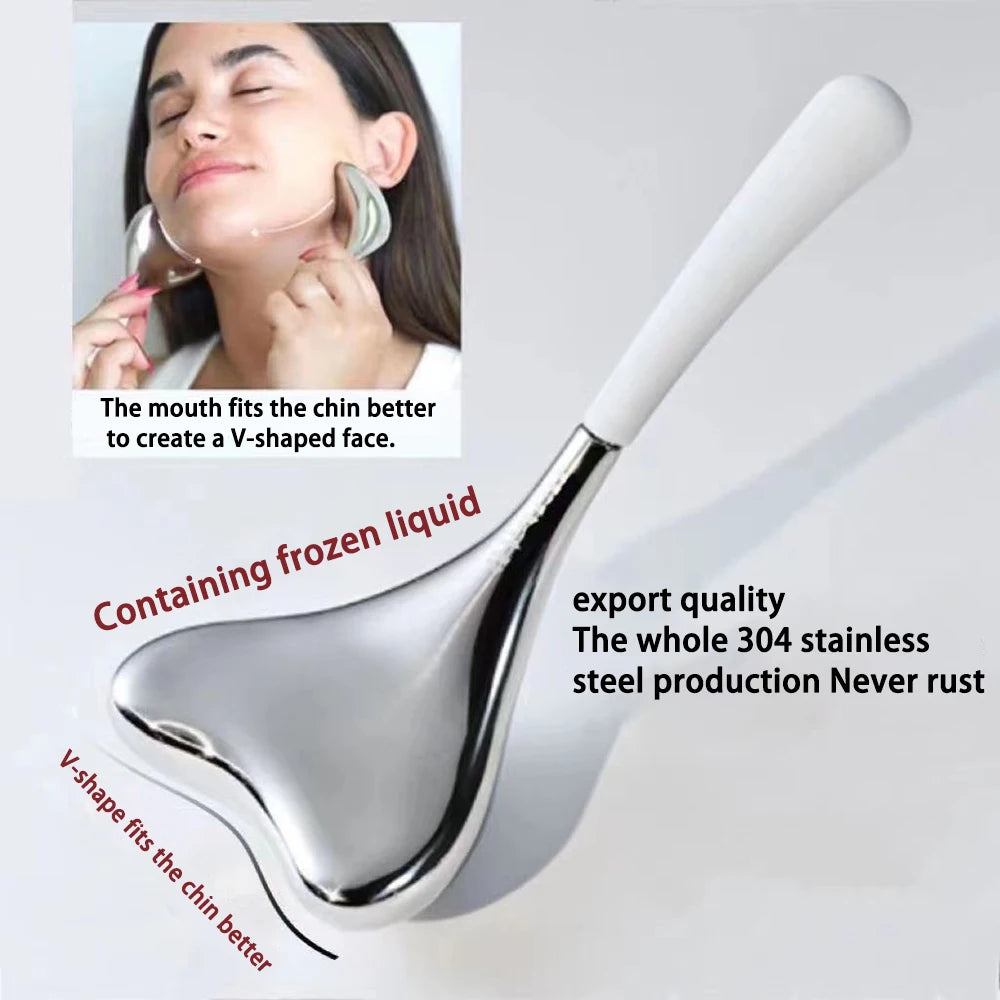 Stainless Steel Gua Sha Therapy Massage Tools – Facial, Eye & Body Muscle Relief Scraping Set
