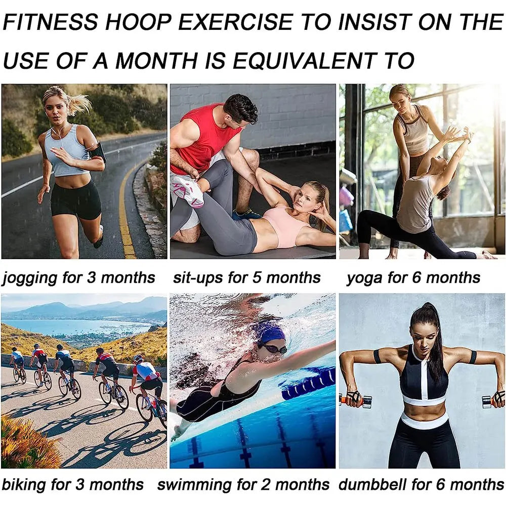 Adjustable Hula Hoop Ring – Removable Fitness Training Circle for Adults
