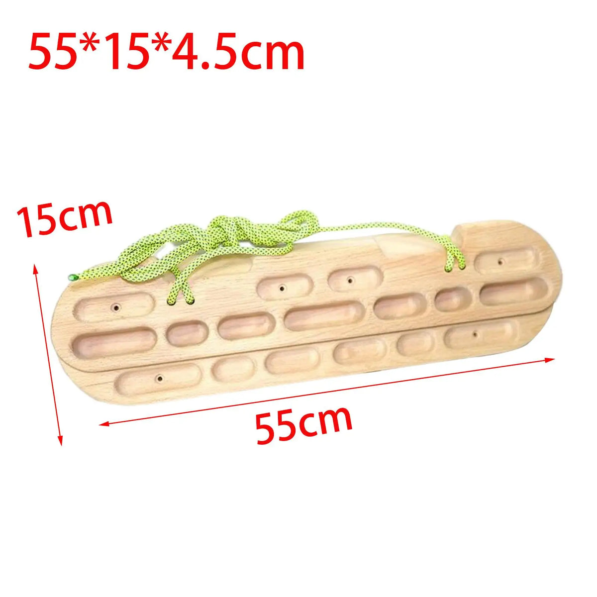 Wooden Climbing Fingerboard – Hang Board for Grip & Upper Body Training